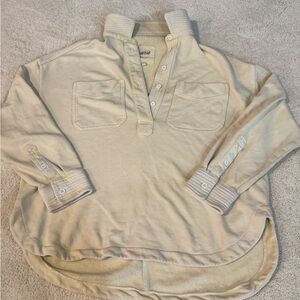 Aerie Cream Pullover SweatShirt